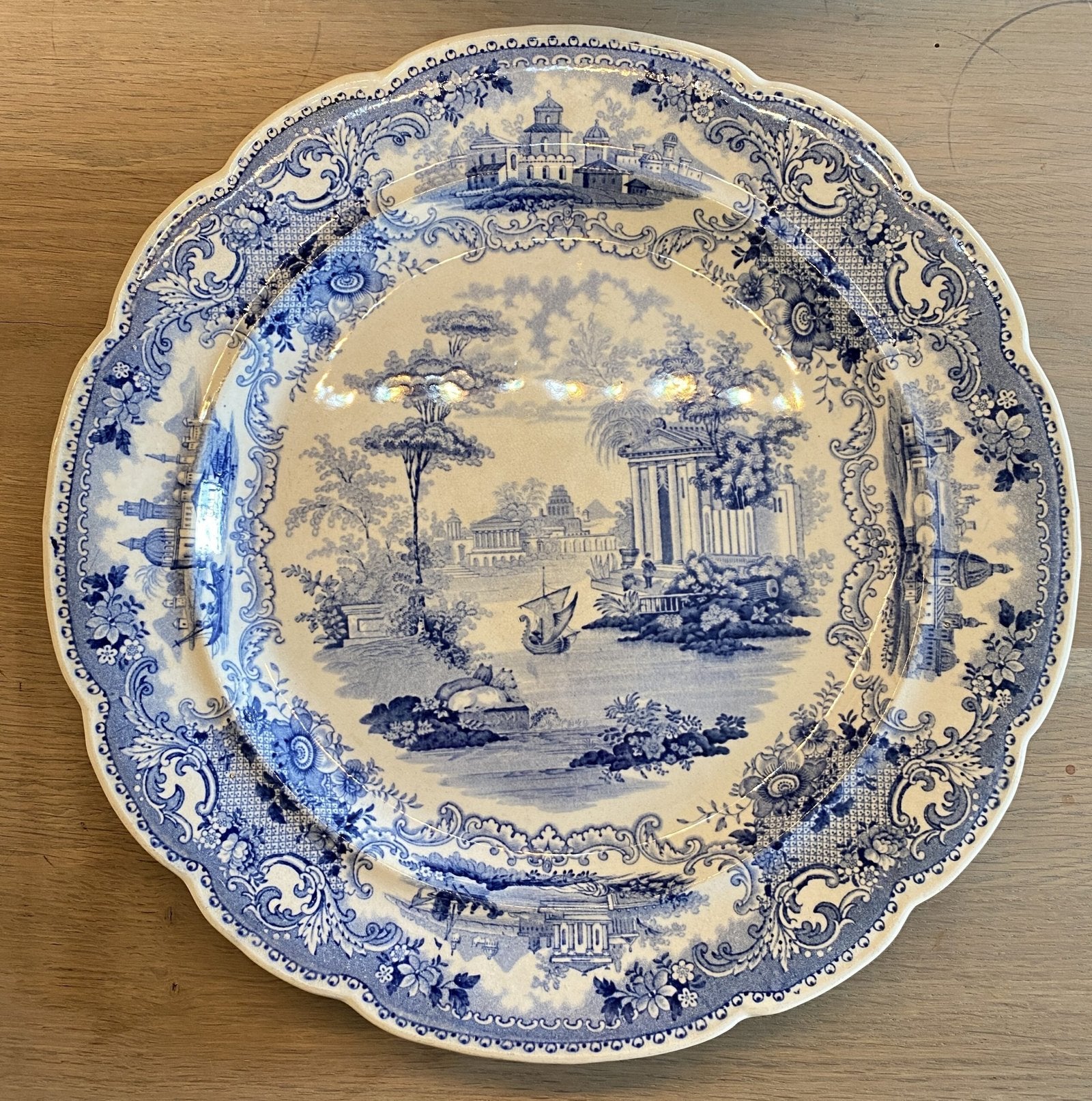 Große Platte / große Platte - William Smith & Co Wedgewood