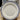Schaal, rond groter - Petrus Regout - decor BORDURE blauw / jeansblauw (1893-1921)