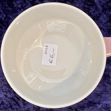 Soup bowl with handle - matt pastel pink with ROYCO print and glossy white interior - Villeroy &amp; Boch