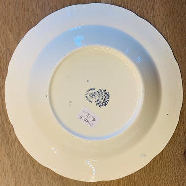 Diep bord / Pastabord / Soepbord - Société Céramique Maestricht - décor BOERENHOEVE blauw