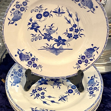 Frühstücksteller - Boch - Dekor GRAND BOUQUET blau