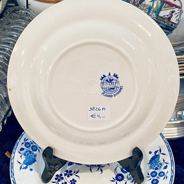 Frühstücksteller - Boch - Dekor GRAND BOUQUET blau