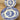 Diep bord / soepbord / assiette creuse / soup plate / Suppenteller - Petrus Regout - décor CASTILLO blauw