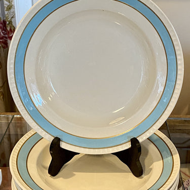 Tiefer Teller / Suppenteller / Pastateller - Boch - Dekor 5232 (Blau) - Modell DURBUY