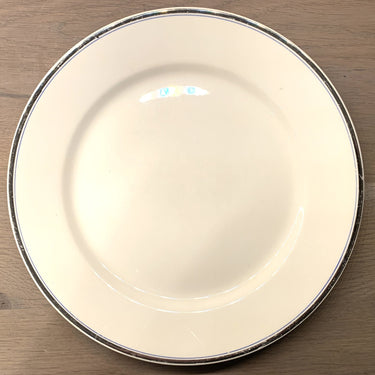 Dinner plate / Dining plate - Art Deco - from the STRAND service, designed by Edmond Bellefroid in 1933 for Petrus Regout