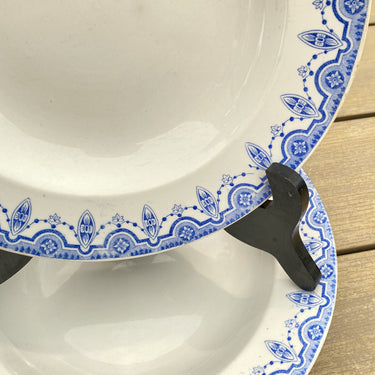 Tiefer Teller / Suppenteller / Pastateller - Boch - CLARA Dekor hellblau