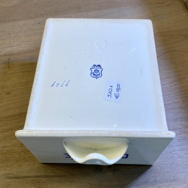 Storage container for a kitchen rack / spice rack - Roesler (Rodach) - inscription in blue CHICORÉE