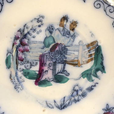 Kopje en schoteltje - klein maatje - Société Céramique Maestricht - décor CANTON