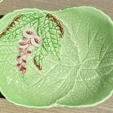 Bowl on foot - deeper model - CarltonWare - decor FOXGLOVE (also called 'Saladware')