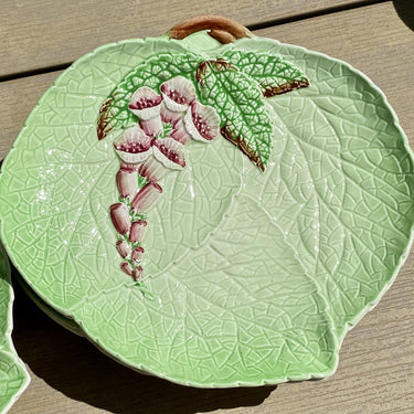 Bowl - CarltonWare - FOXGLOVE decor (also called 'Saladware') - blind mark 1904/6
