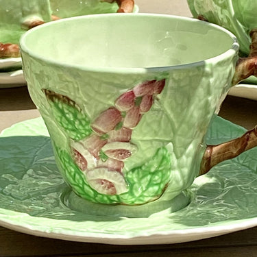 Cup and saucer - CarltonWare - FOXGLOVE decor (also called 'Saladware') - Australian Design
