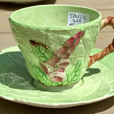 Cup and saucer - CarltonWare - FOXGLOVE decor (also called 'Saladware') - Australian Design