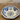 Bonbonschaaltje - 8-kantig - J.G. Meakin - décor OLD PEKIN in blauw met goudkleurig, metalen, hengsel