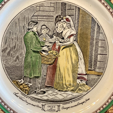 Plate / Decorative plate - Adams England - Cries of London - Sweet China oranges sweet China