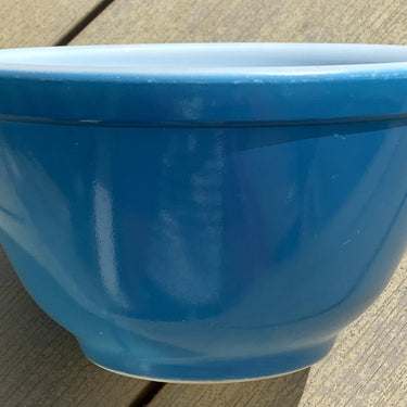 Bowl / Bowl - Pyrex 401 - turquoise/sea blue version