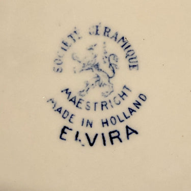 Soepterrine - Société Céramique Maestricht - décor ELVIRA blauw