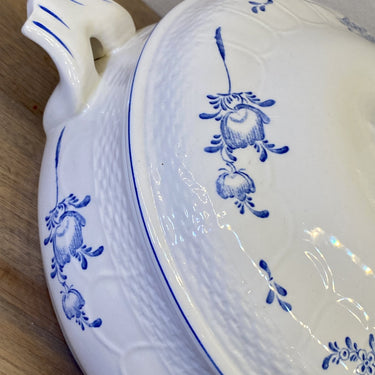 Deckeldose / Terrine - MLR - Boch - MARIEMONT Dekor mit Deckelknauf im Rosendesign