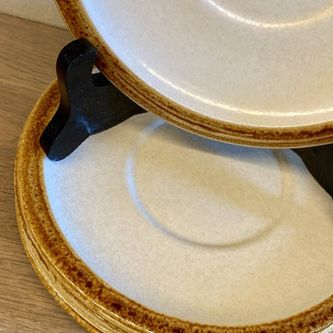 Platzteller / Untertasse - Boch - VESUVE Dekor in Braun und Beige