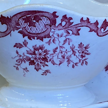 Juskom / Sauskom - ongemerkt - alleen een blindmerk 2C - uitvoering in rood transferdecor