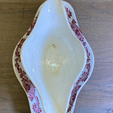 Juskom / Sauskom - ongemerkt - alleen een blindmerk 2C - uitvoering in rood transferdecor