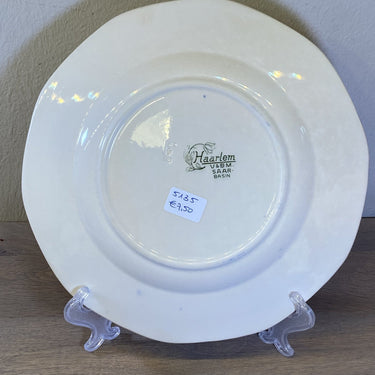 Dinner plate - Villeroy &amp; Boch M.Saar-Basin - decor HAARLEM in liquid blue angular model