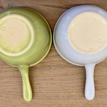 Schüssel / Schale mit Henkel - Villeroy &amp; Boch Luxemburg - in grüner Ausführung