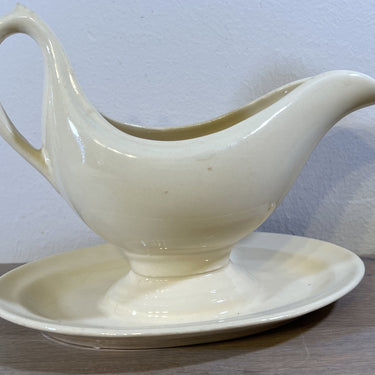 Sauciere / Sauciere - Boch Frères - cremefarben - 1940-1945