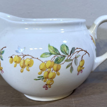 Milk jug - larger model - Petrus Regout - decor of golden rain