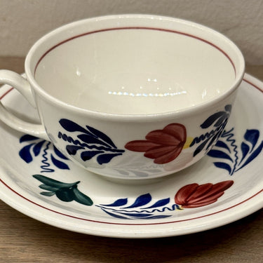 Tasse und Untertasse - Boch - BOERENBONT Dekor