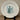 Ontbijtbord / Dessertbord / Sierbord - Petrus Regout - décor 244 in groen met afbeelding van een vrouw