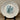 Ontbijtbord / Dessertbord / Sierbord - Petrus Regout - décor 244 in groen met afbeelding van een vrouw