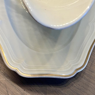 Gravy boat / sauce boat / saucière - Rosenthal (Bavaria) - IVORY (ca. 1939 - 1956)