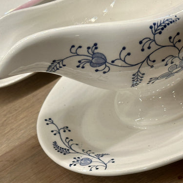 Sauciere / Sauciere - Nimy - MEISSEN Dekor in blau