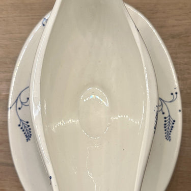 Sauciere / Sauciere - Nimy - MEISSEN Dekor in blau