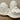 Peper-Zout-Mosterdstelletje - 4-delig - Colport - décor COUNTRY WARE (of Countryware) in wit uitgevoerd