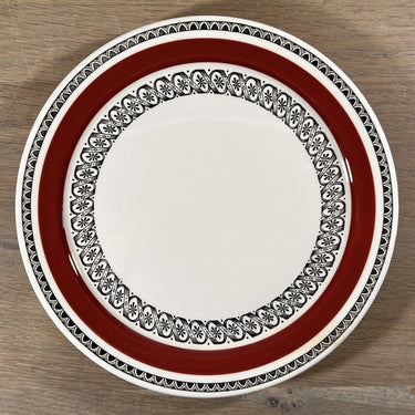 Breakfast plate / Dessert plate - Villeroy &amp; Boch - RUBIN decor in brown/red