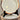 Dinner plate / Eating plate - unmarked - decor in brown with orange on the edges - Art Deco