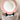 Deep plate / Soup plate / Pasta plate - St. Amand - version with pastel pink, fairly wide rim