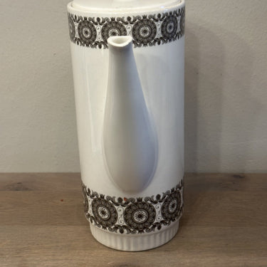 Kaffeekanne - Boch - Dekor MURIELLE in braun/grau (1966) - Form DELTA