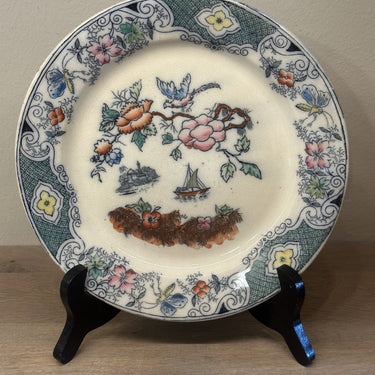 Dinner plate / Eating plate - Nimy - MACAO decor with an oriental style image