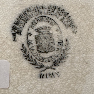 Speiseteller / Essteller - Nimy - MACAO Dekor mit orientalischem Stilbild