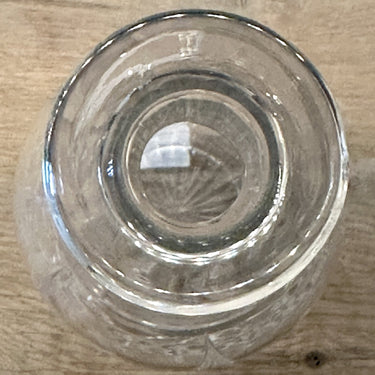 Carafe with stopper - cut glass/crystal (?)