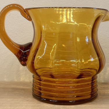 Jug / Water jug ​​/ Juice jug - made of brown glass