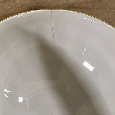 Bowl - Veritable Porcelaine Garante Sofa Fils - decor with flowers and inscription NELLY