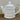 Kaffeekanne / Teekanne - kleineres Modell - Villeroy &amp; Boch - Dekor in Creme/Weiß mit Streifen