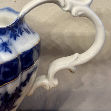 Water jug ​​- large model - Stanley Pottery (England) - decor/model TOURAINE in blue