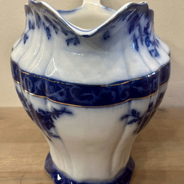 Water jug ​​- large model - Stanley Pottery (England) - decor/model TOURAINE in blue