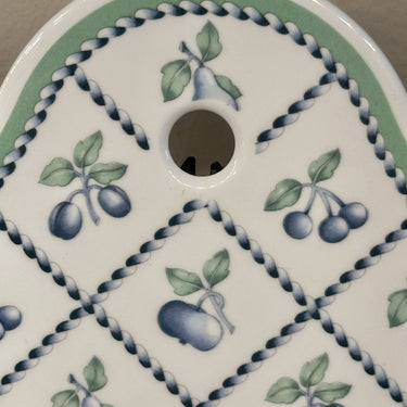 Sandwich board / Cutting board - Villeroy &amp; Boch - PROVENCE décor with green and blue/purple fruit decorations