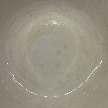 Bowl / Dish - higher model - Moulin des Loups - decor in green with a black edge