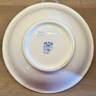 Salatschüssel / Schale - Boch - DUX Dekor in leuchtendem Blau